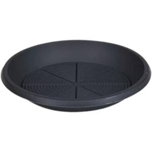 Small Round Saucer - 4x25x25cm - Black