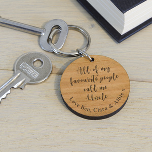 Personalised All of My Favourite People call me . . . Key Ring
