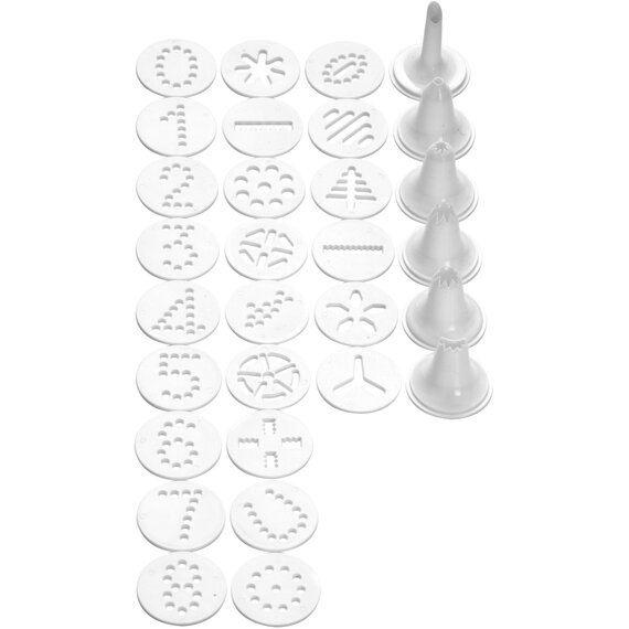 Hallie 24 Piece Icing Templates Decorating Set