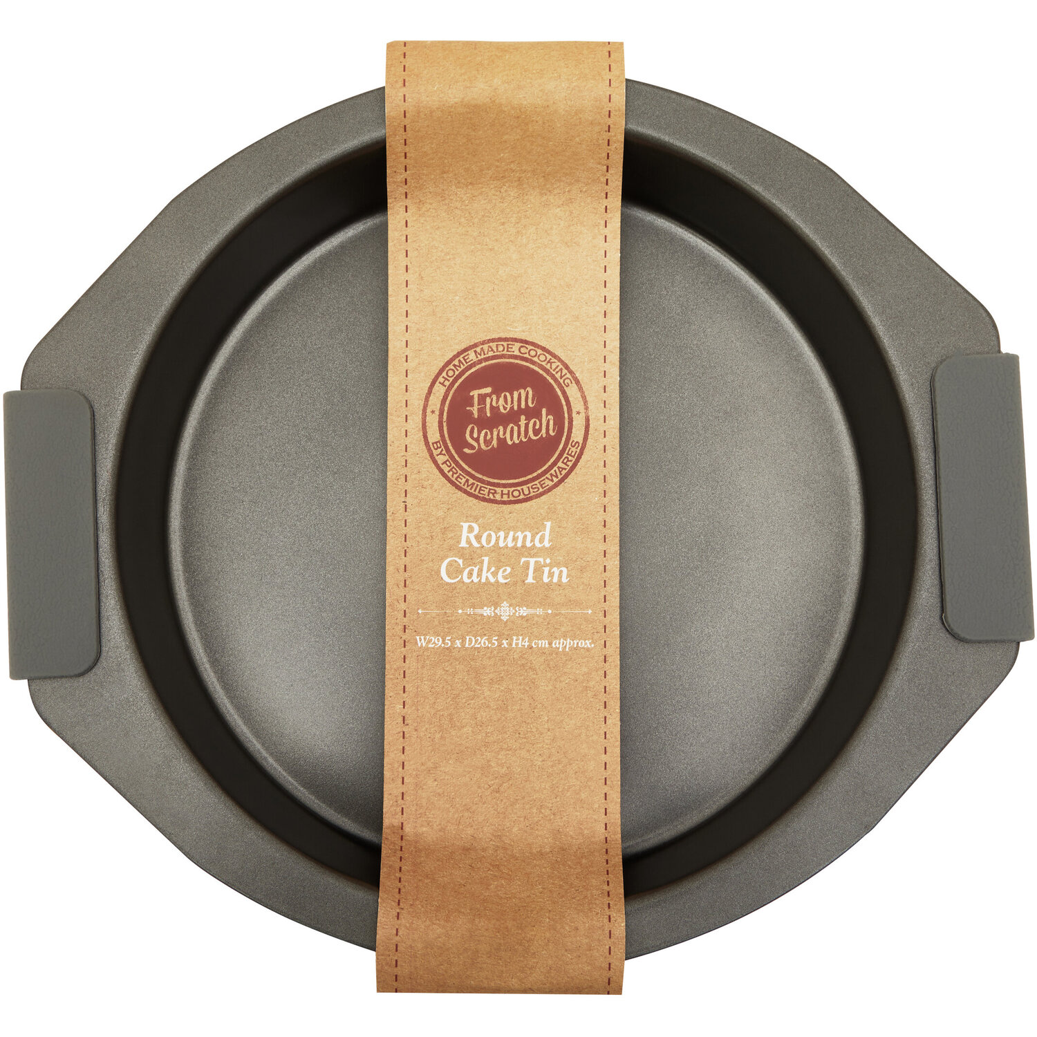 Maison By Premier From Scratch Grey Round Cake Tin - Grey