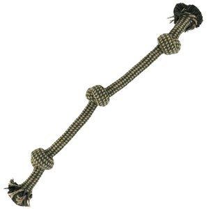 HugglePets Legacy Hemp 3 Knot Dog Toy
