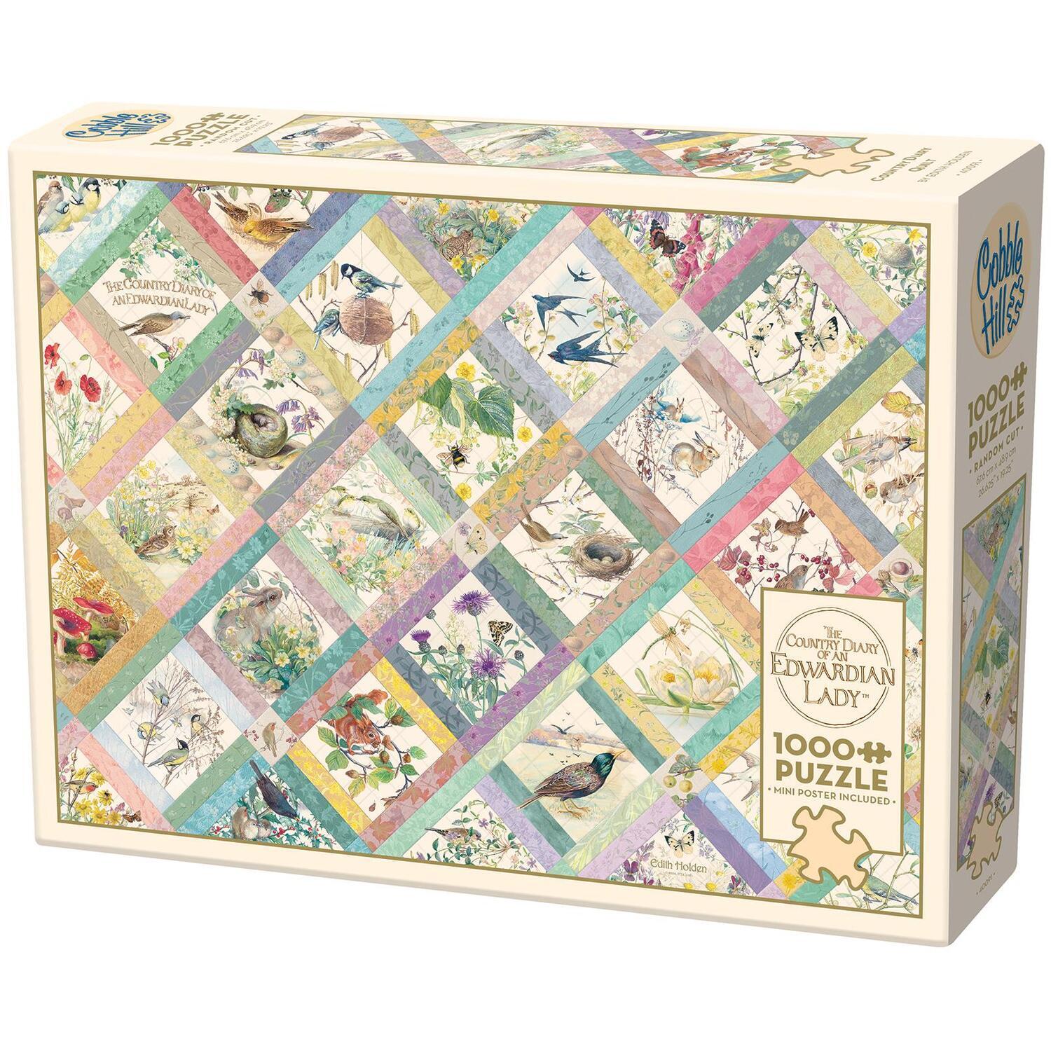 Country Diary Quilt 1000 Piece Jigsaw Puzzle