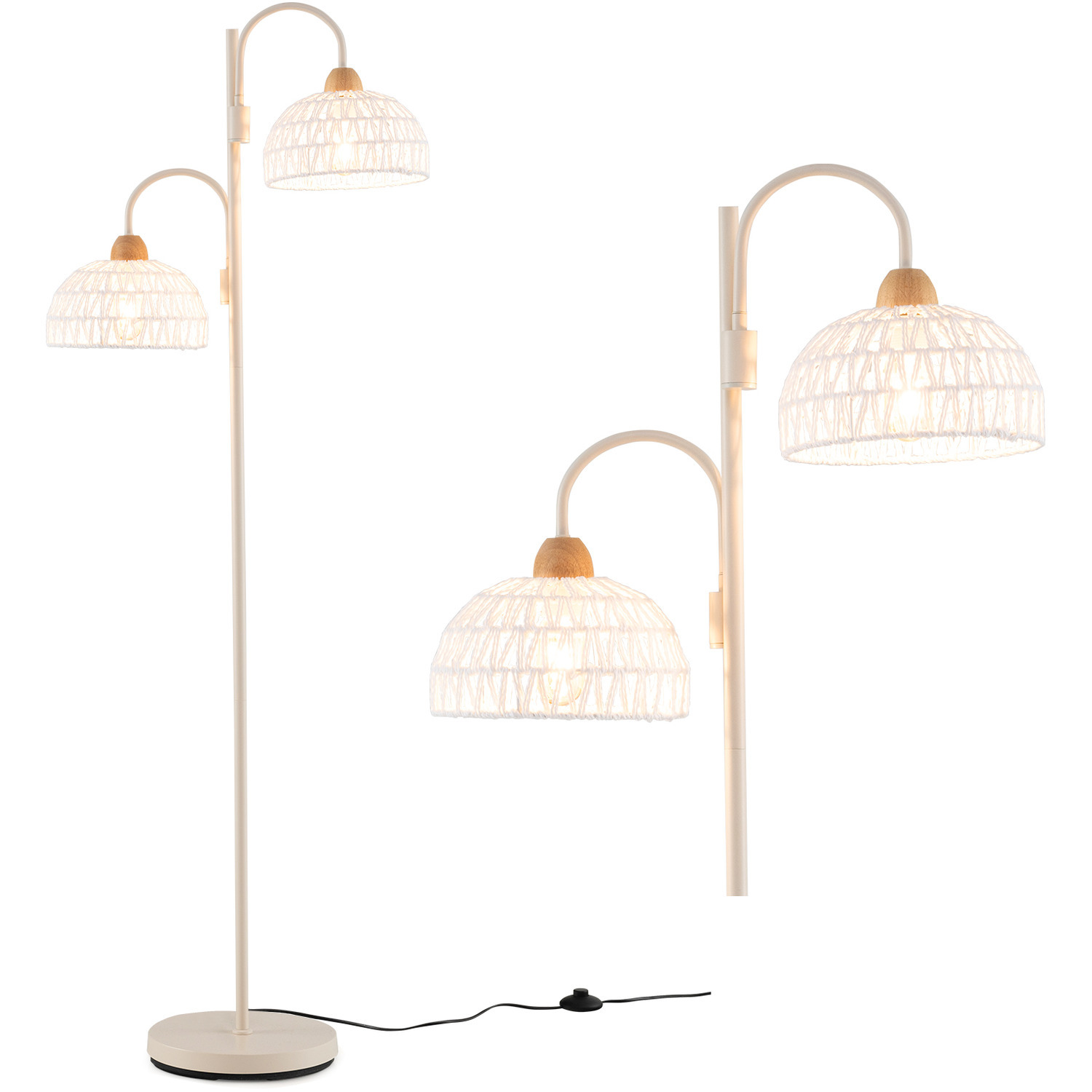 Image of 2-Light Floor Lamp Rotating Tree Lamp&hellip;