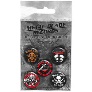 Metal Blade Records Logo Badge Set (Pack of 5)