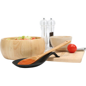 Zing Black Silicone Spoon Rest