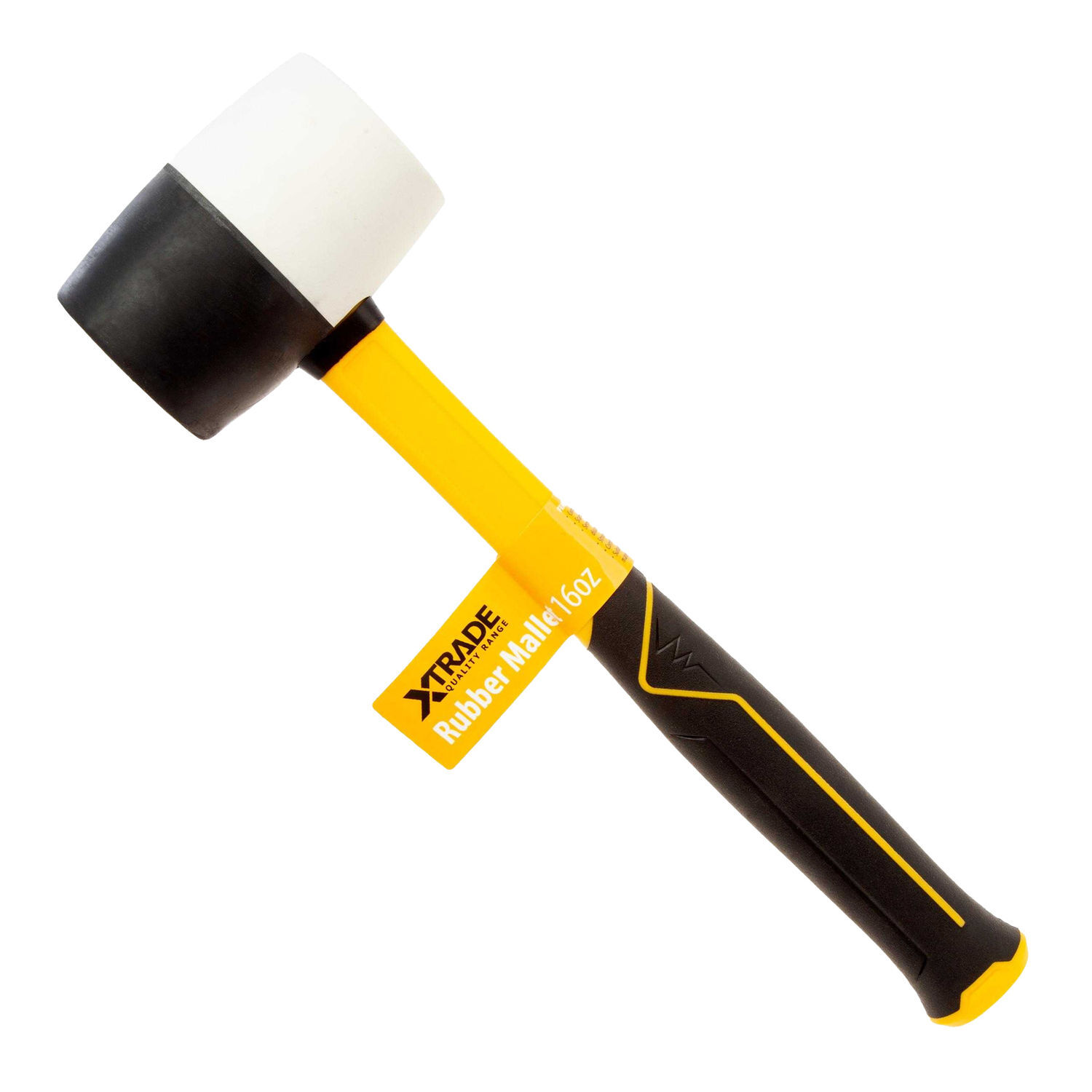 Xtrade Rubber Mallet - Black/White/Yellow / Rubber