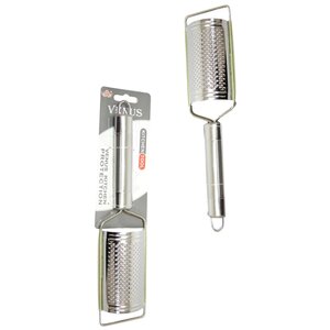 10cm x 4cm Handheld Stainless Steel Food Cheese Grater Kitchen
