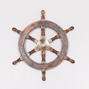 Wooden Decorative Ships Wheel
