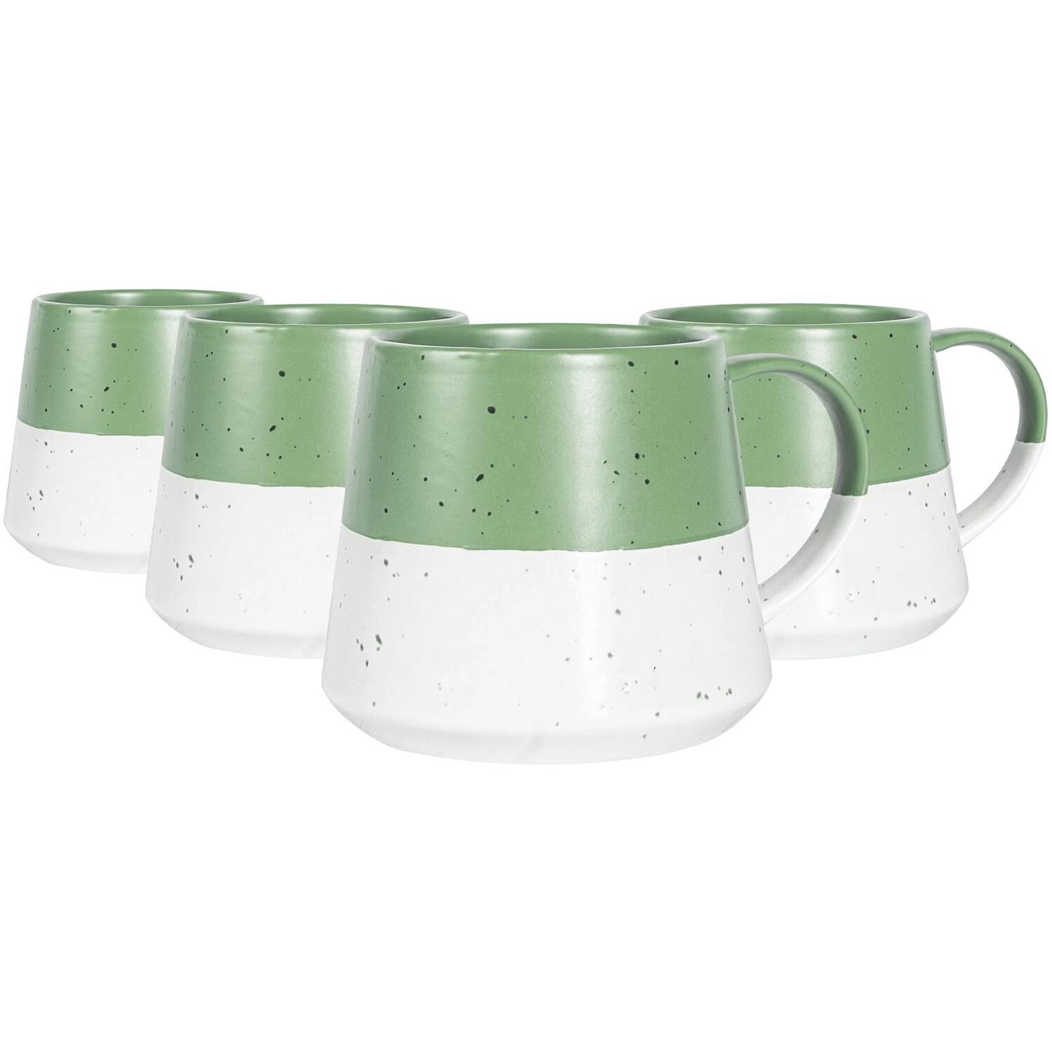 Image of Colour Block Flecked Stoneware Belly Coffee&hellip;