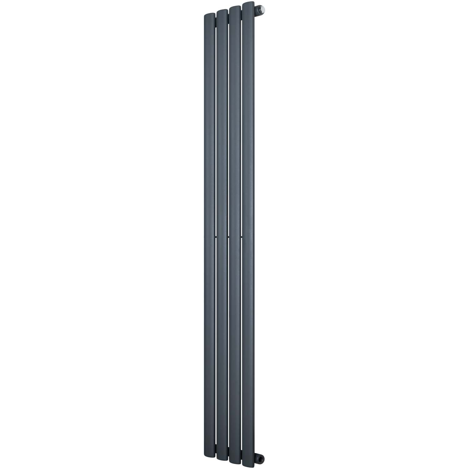 B&Q -  Oval Single Column Radiator 1600 X 240mm Modern Designer Single Panel - Image 3