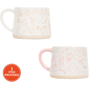 Halloween Wax Resist Mug