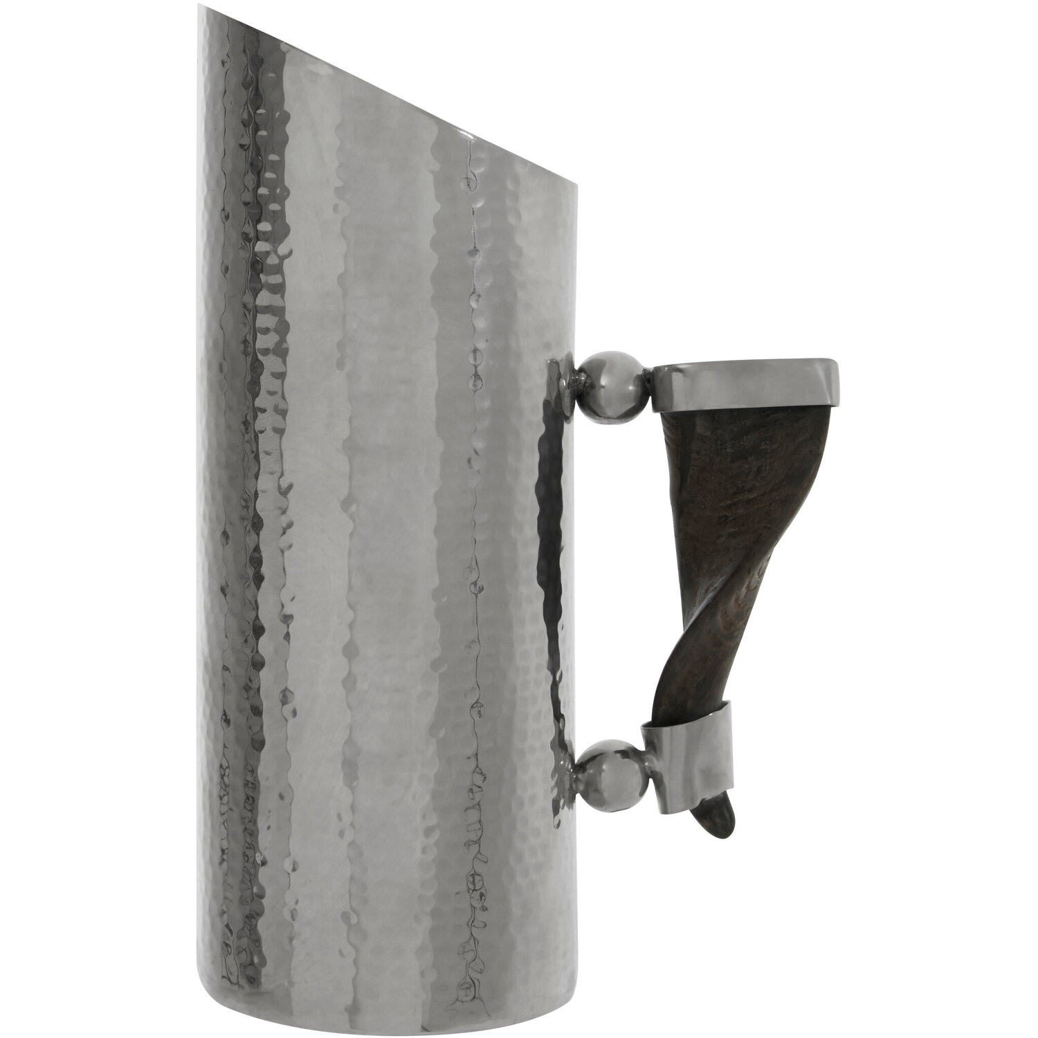 Orsina Mixology Haven Horn Handle Pitcher - Silver