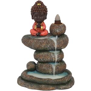 Something Different Buddha Rock Pond Backflow Incense Burner