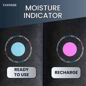 Tanness Reusable Dehumidifier Bags with Anti-Slip Pads for Cars & Home