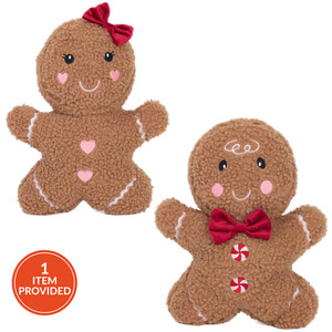 Gingerbread Plush Doorstop