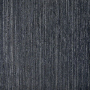 Strata Wallpaper in Charcoal with Silver Metallic