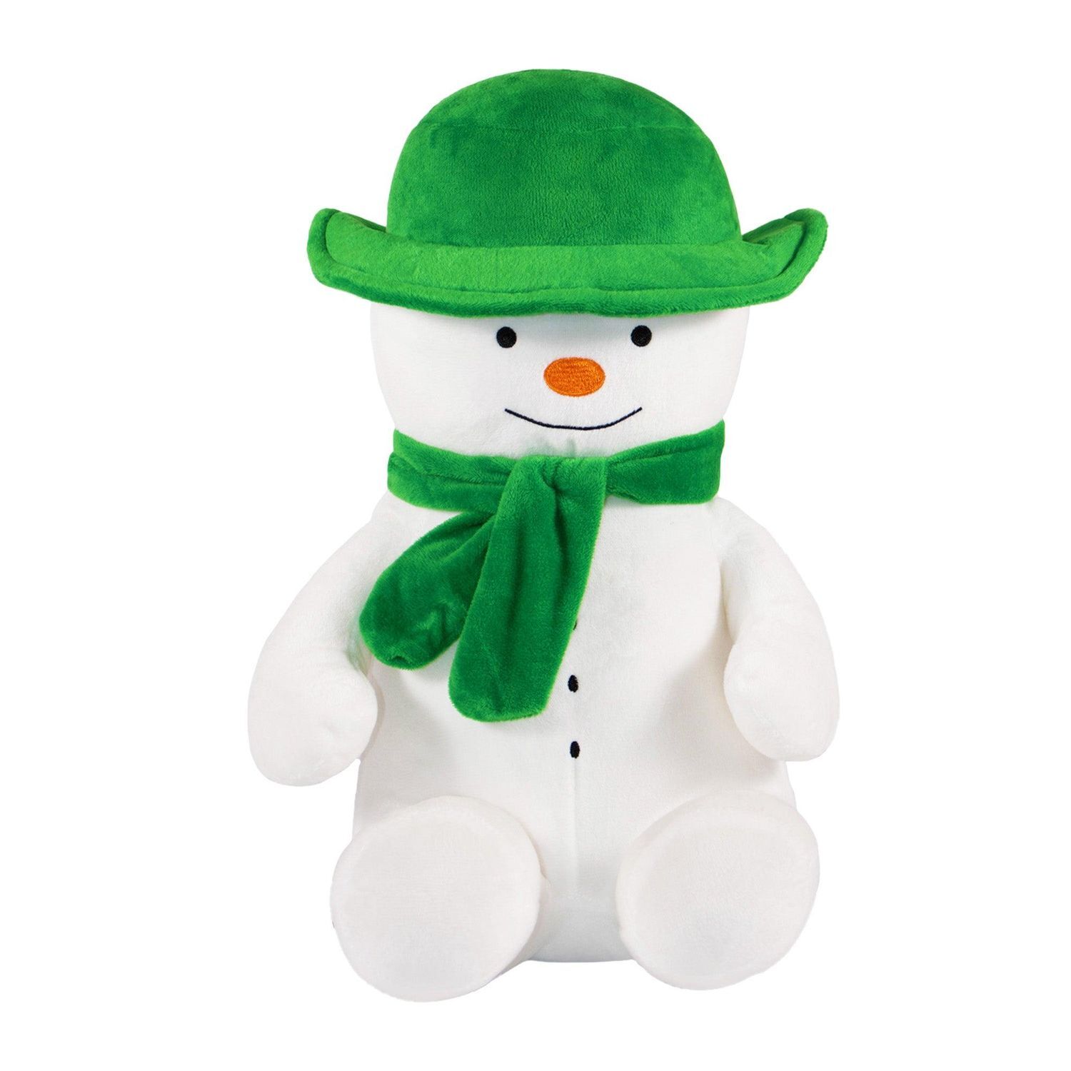K Collection Snowman 3D 750Ml Hot Water Bottle And Cover - White/Green