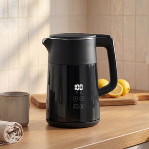 HOMCOM 1.7L Fast Boil 3000W Electric Kettle with LED Display