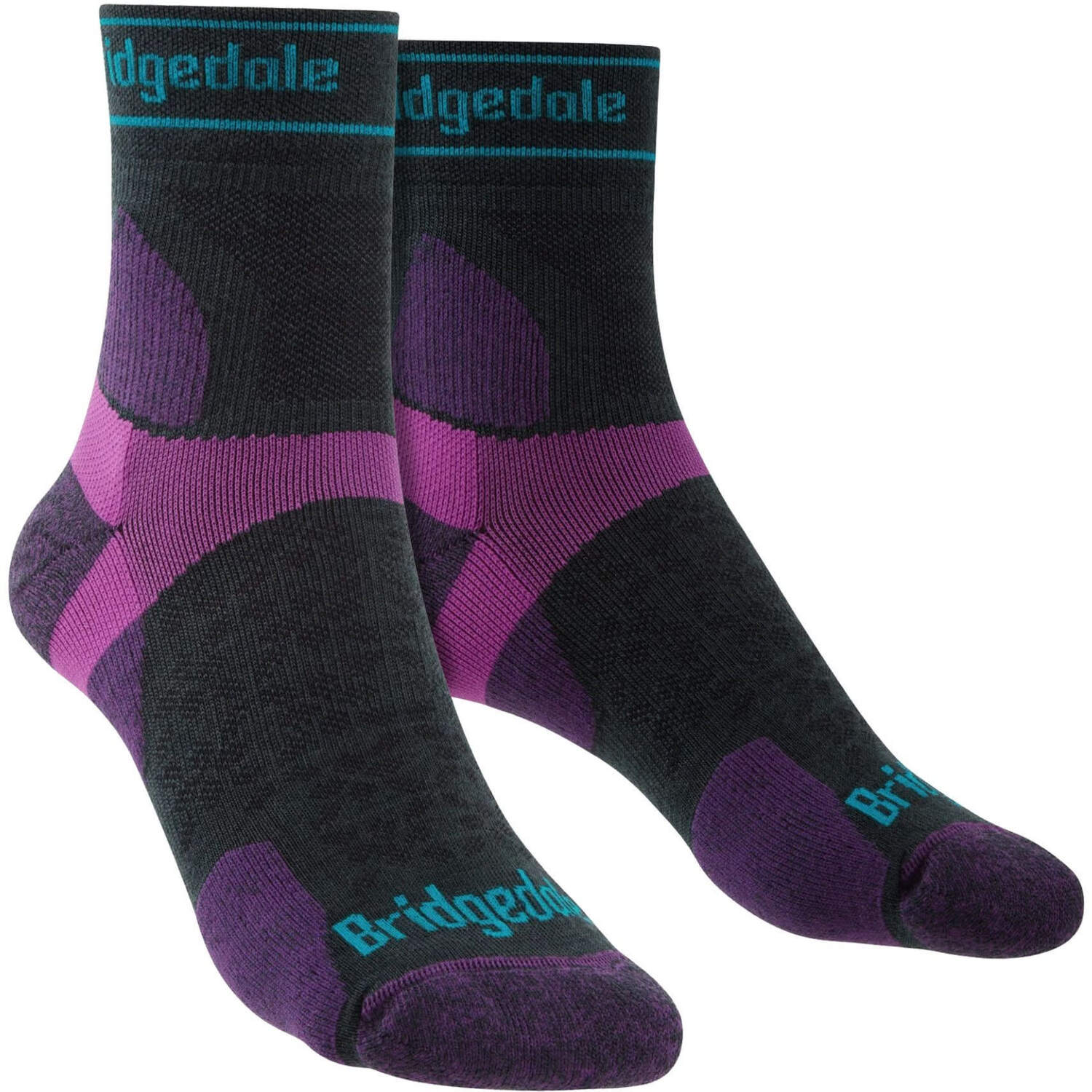Bridgedale Womens Running Ultralight Merino Wool Sport Socks