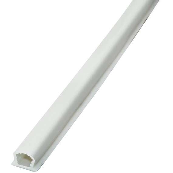 Faithfull silicone draught excluder white 6m (2 x 3m) 9mm x 7mm