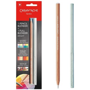 Caran d'Ache 1 Pencil Blender + 1 Full Blender Bright - Blistercarded Set