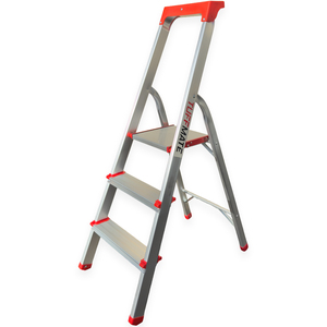 TUFFMATE 3-Step Folding Aluminium Ladder with Tool Tray