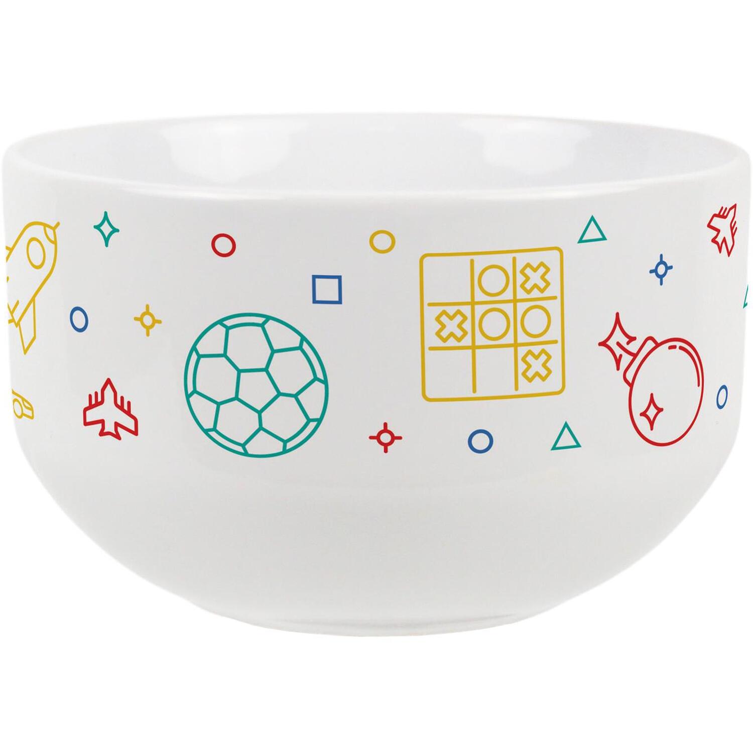 Image of Gamer Snacks Ceramic Bowl - White&hellip;