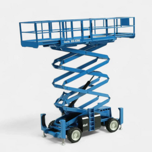 NZG Genie GS-4390 Rough Terrain Scissor Lift 1:32 Scale Diecast Model