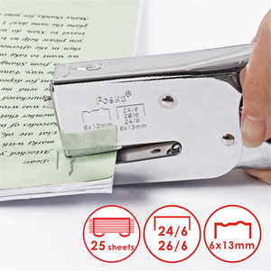 Metal Stapler Silver 24/6 26/6