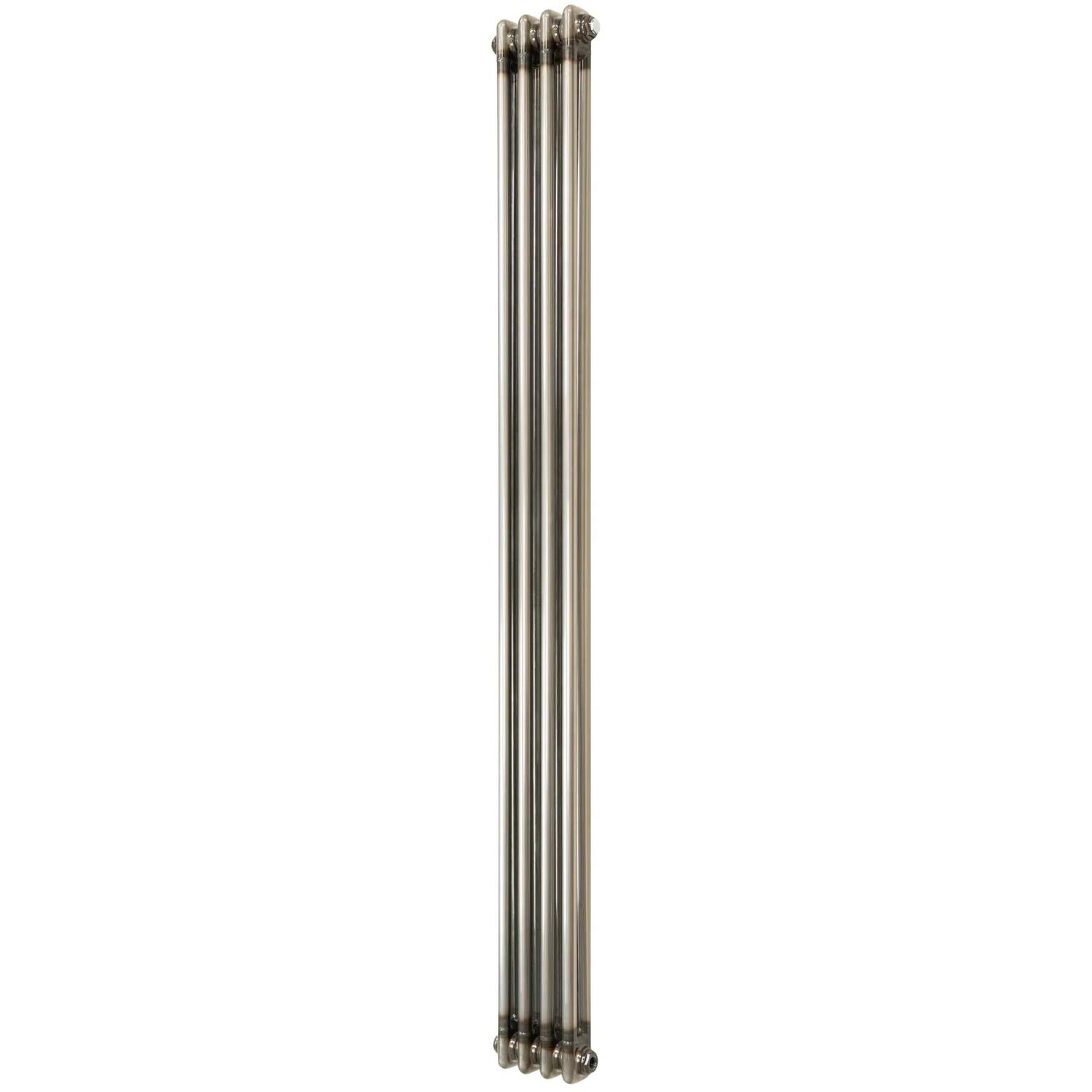 Monstershop Traditional 2 Column Radiator - 1800 x 200mm - Raw Metal in Silver - Image 3