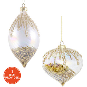 Iridescent Gold Bauble