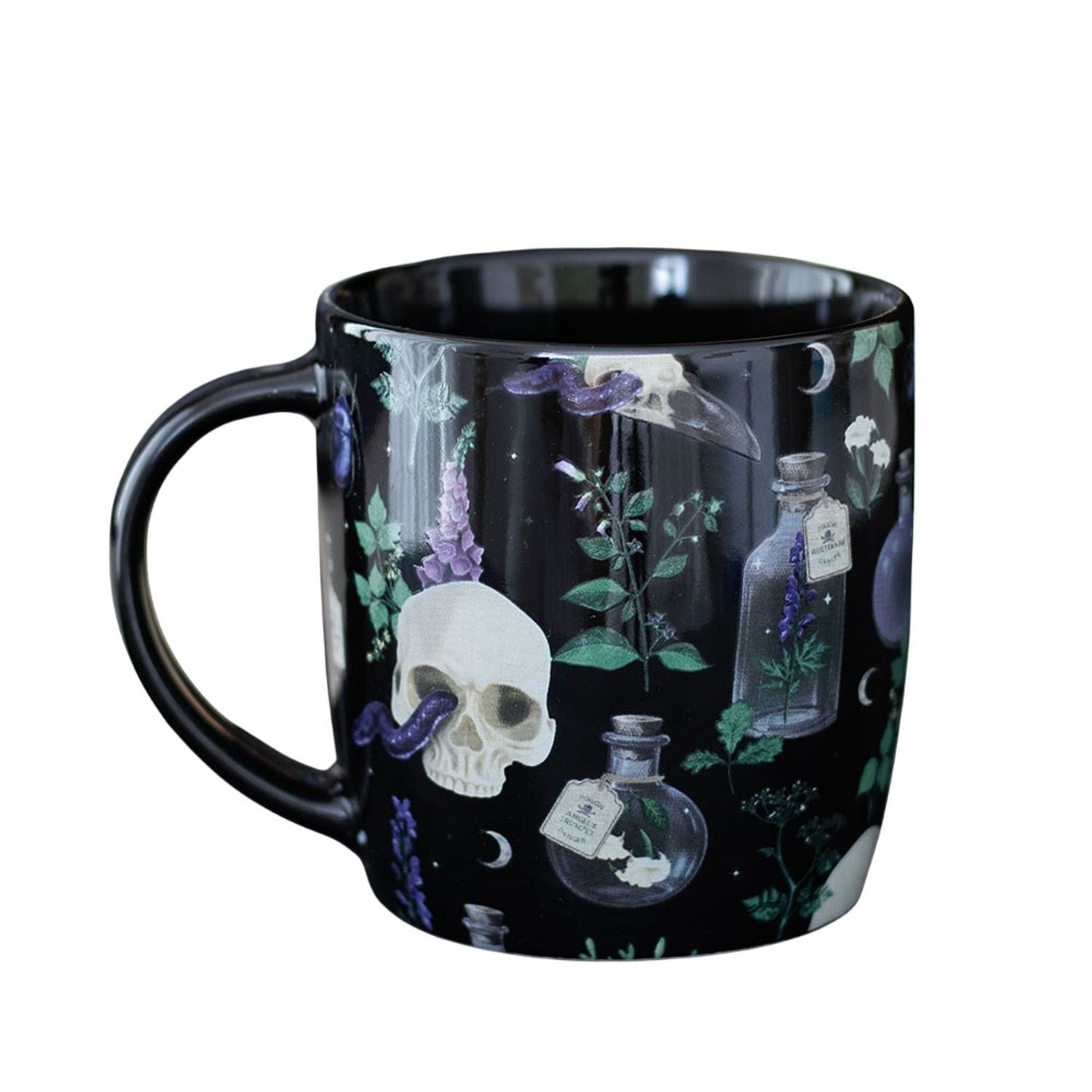 Something Different Venom & Vines 350Ml Mug - Black