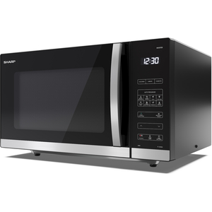 Sharp 30 Litre Flatbed Microwave Oven - Black