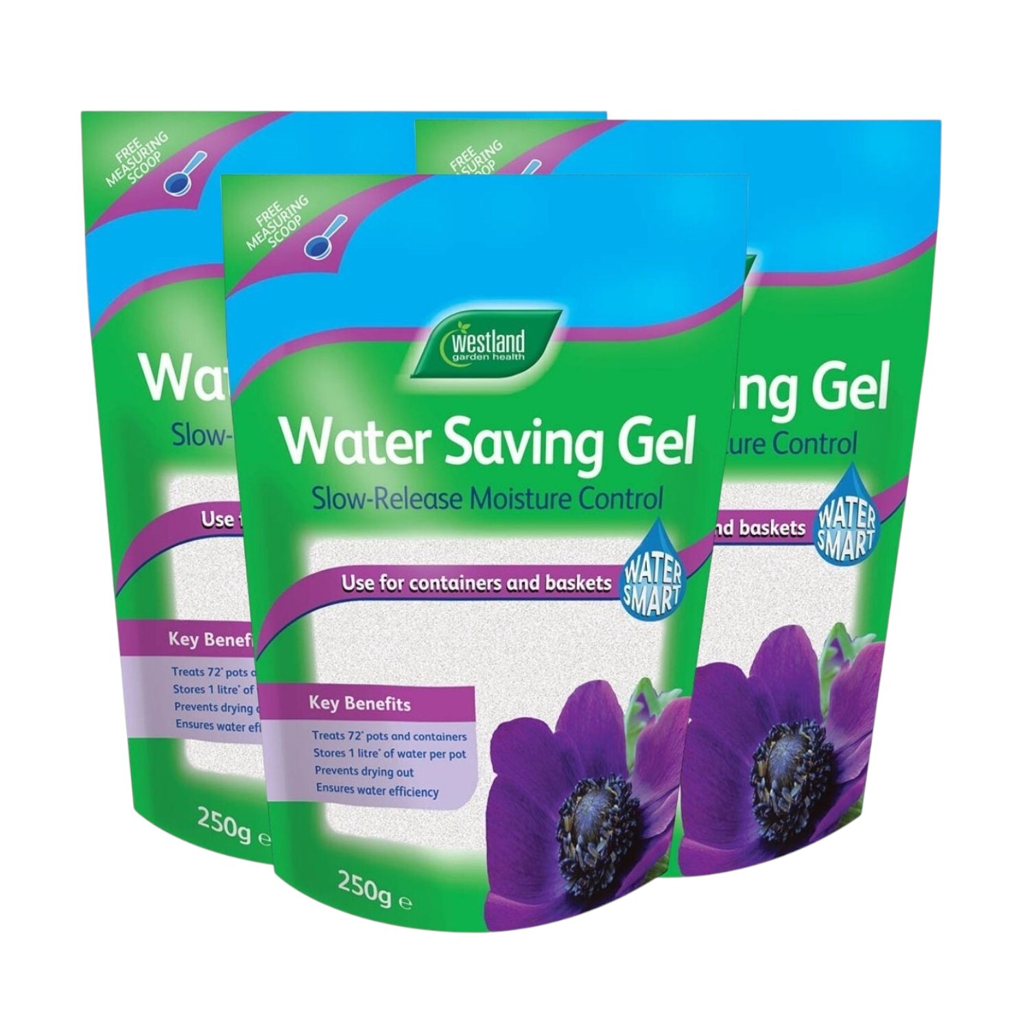 Westland Water Saving Gel 3 X 250G For Plants - Image 2