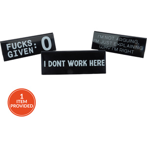 Funny Desk Signs