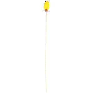Pack of 18 Chick on Wooden Stick - Yellow