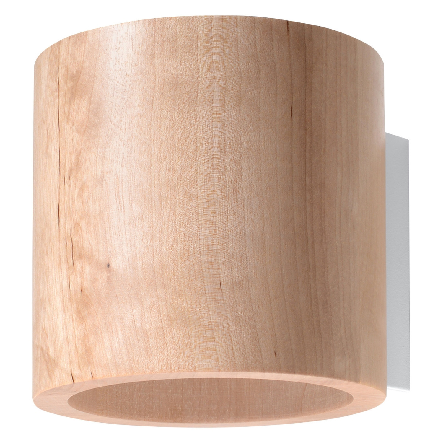 Blue Pirate Light Wall Lamp Orbis Up/Down Natural Wood Round Tube Boho Design Led G9 - Image 3