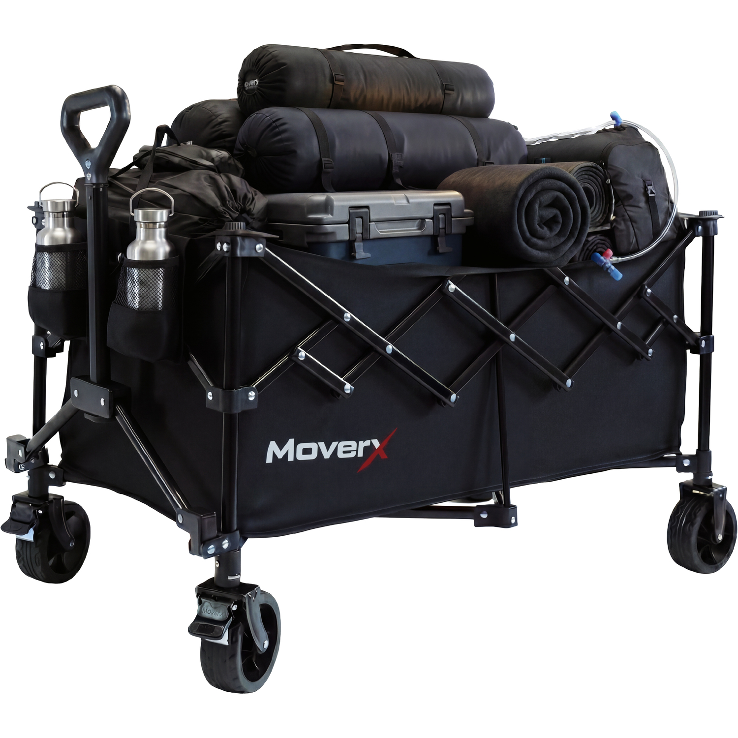Folding Camping Trolley 220L Festival Beach Wagon - - Image 3