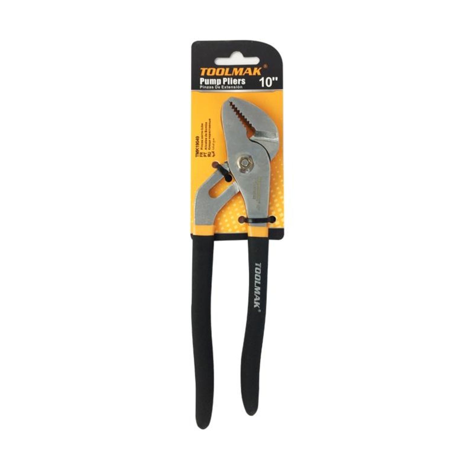 Toolmak Water Pump Pliers - Black/Silver