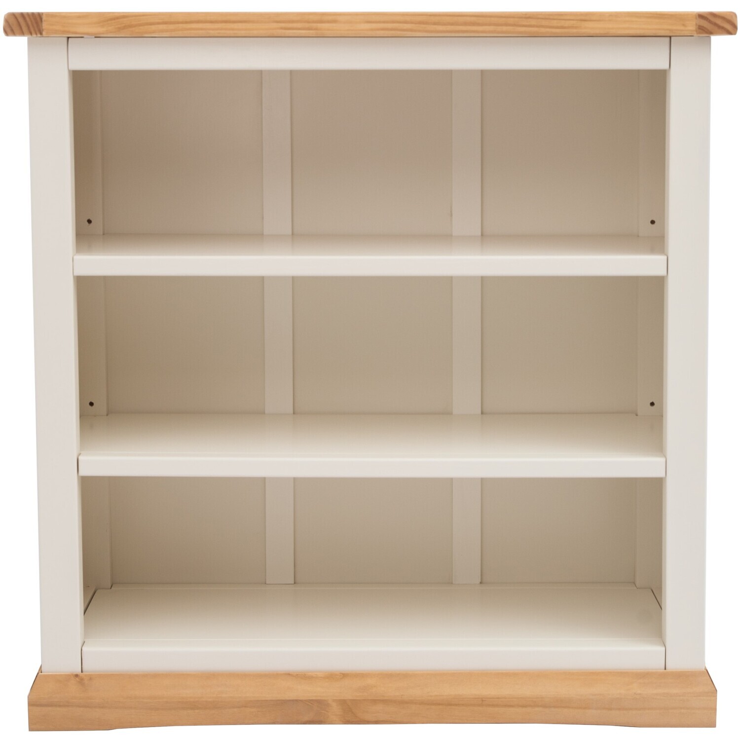 Trevi - Bookcase - 3 Shelf - Off White - Pine - Image 3