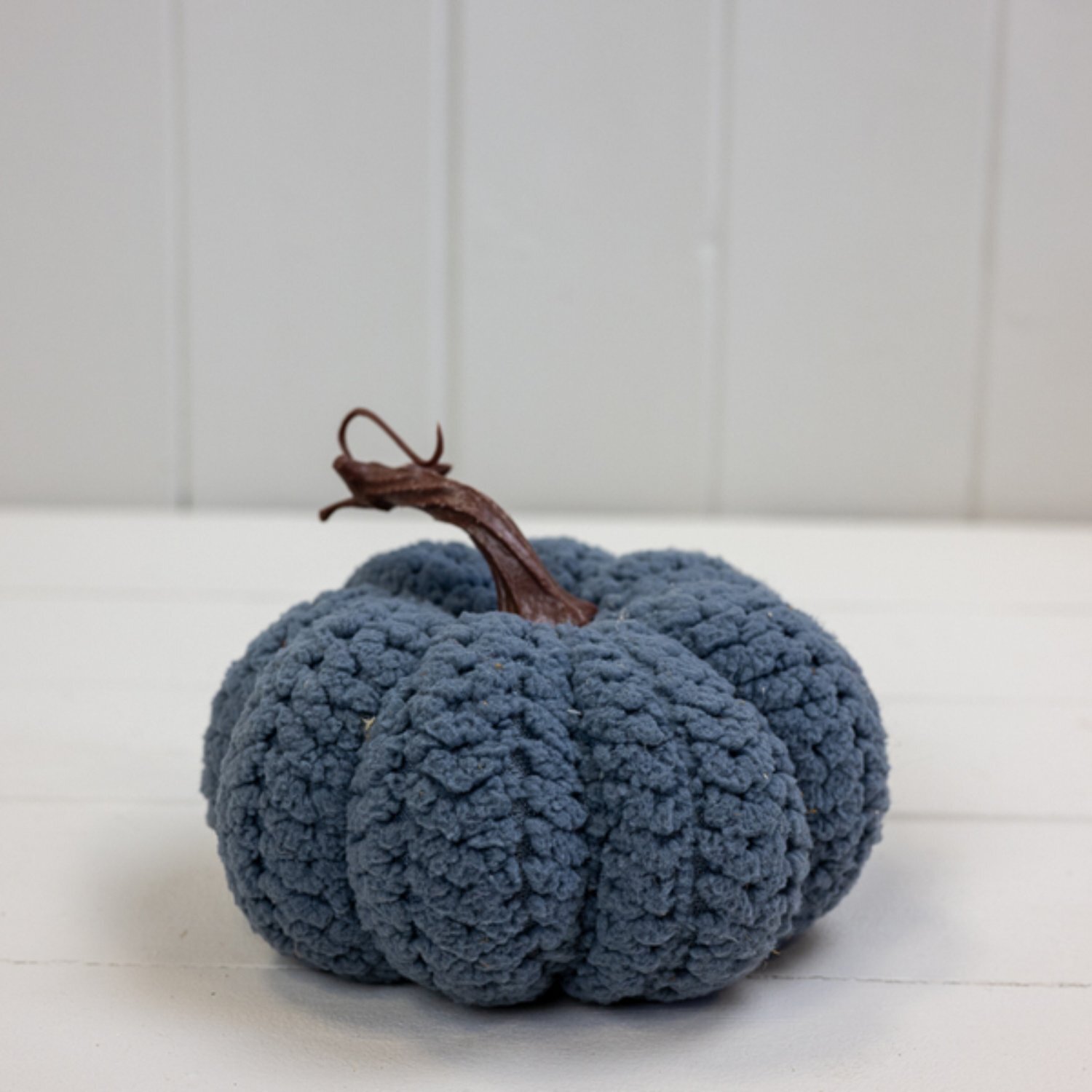 Kdmd Classic Grey Fabric Pumpkin Ornament For Decoration - Grey