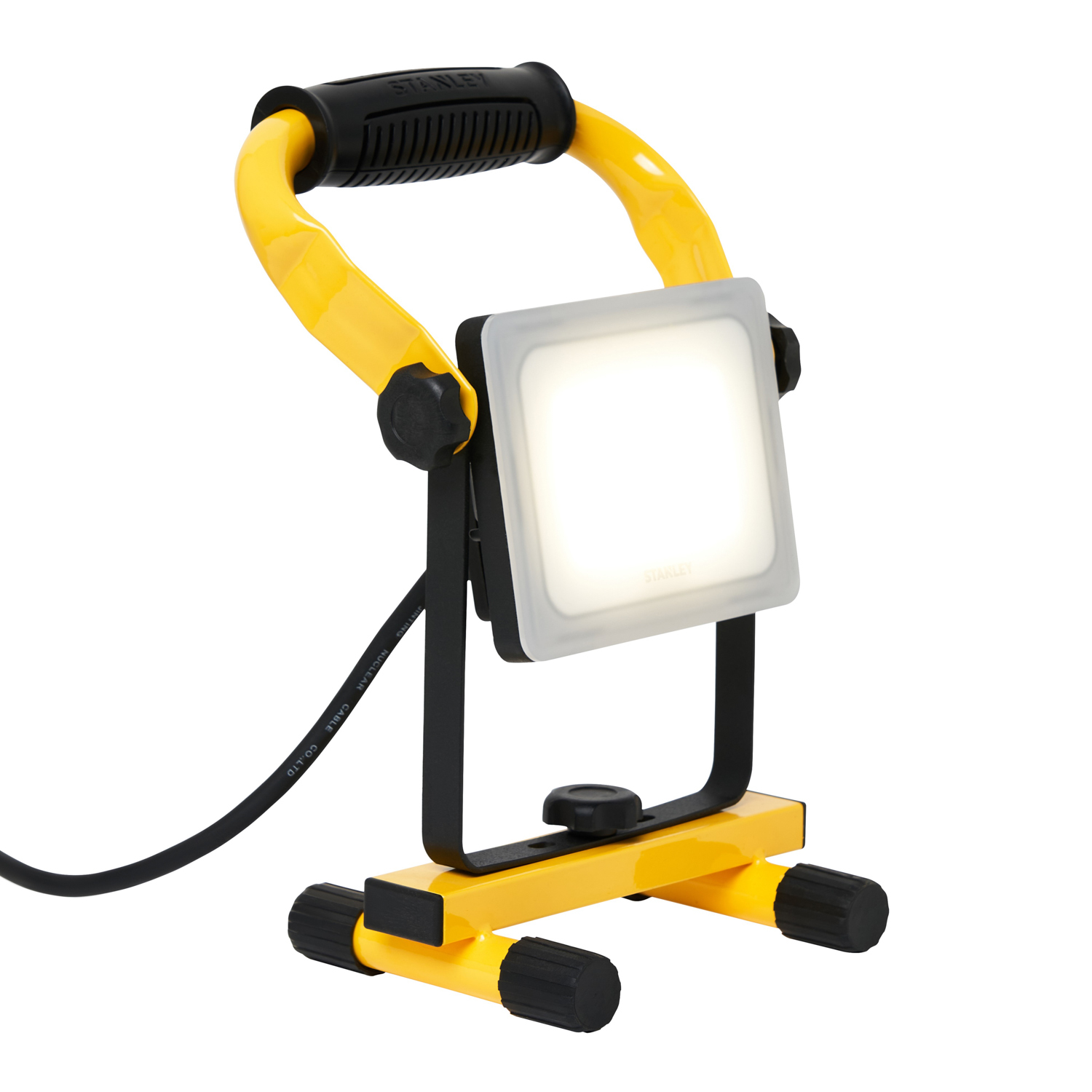 B&Q - Stanley Yellow Led Portable Outdoor Folding Work Light With Frosted Lens - Image 2
