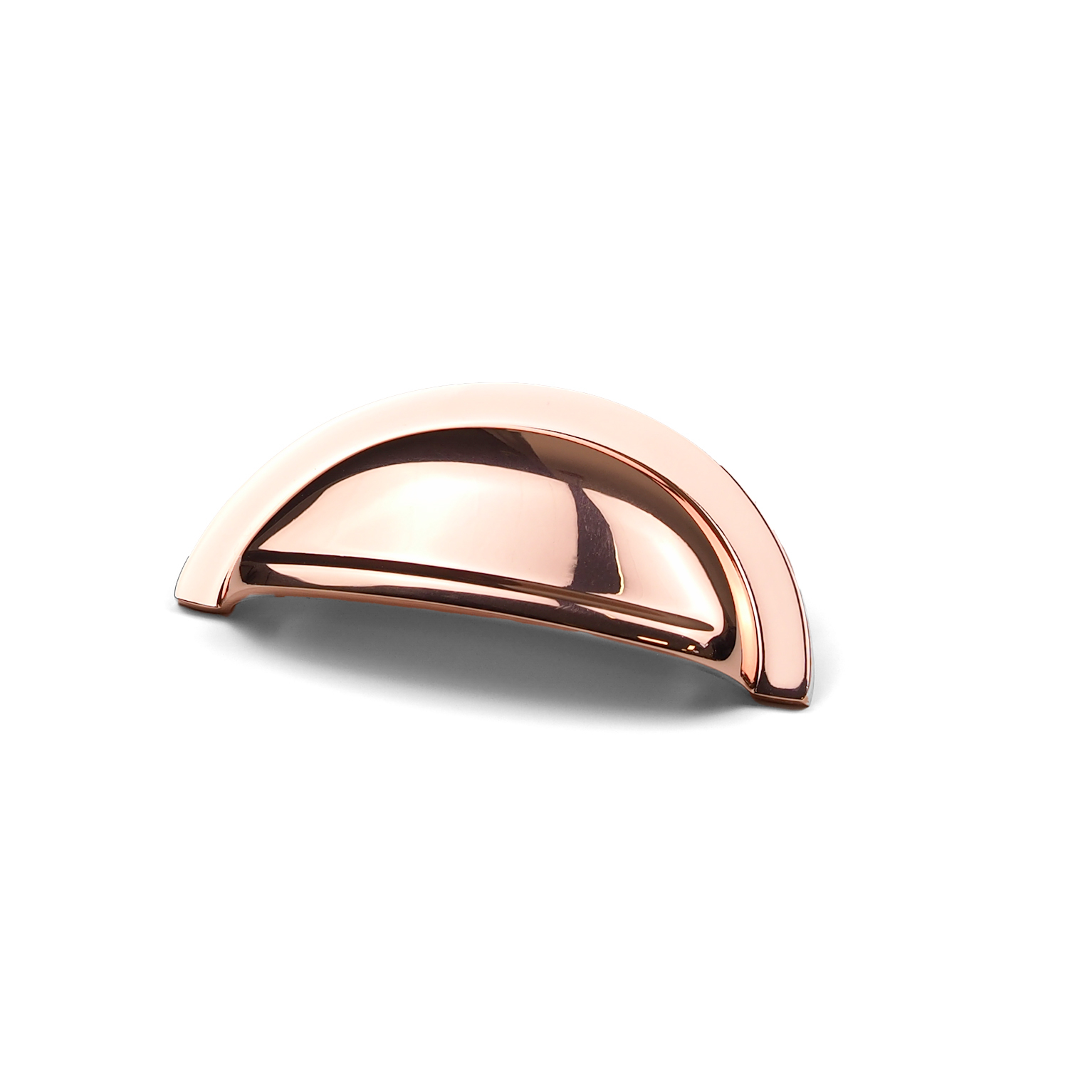 Polished Rose Gold Copper Handles & Coordinating Knob - Image 3