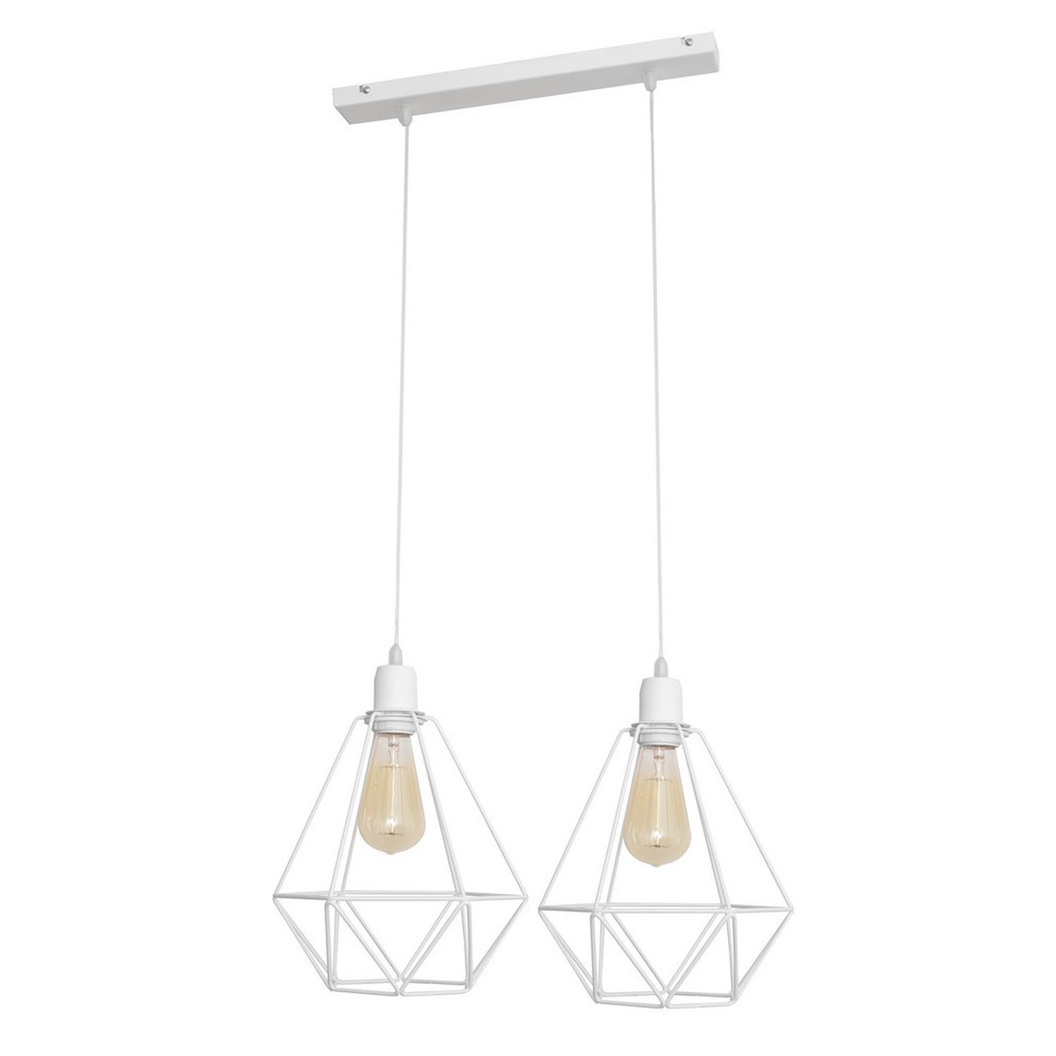 Helam Lighting Karo Pendant Light White