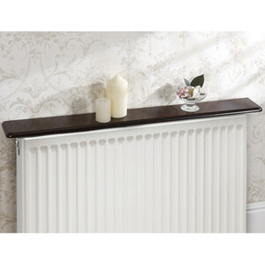 Mahogany / 60cm Easy Fit Radiator Shelves shot 649661