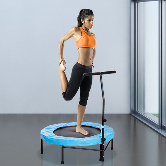 HOMCOM Trampoline Rebounder Indoor Outdoor Mini Jumper