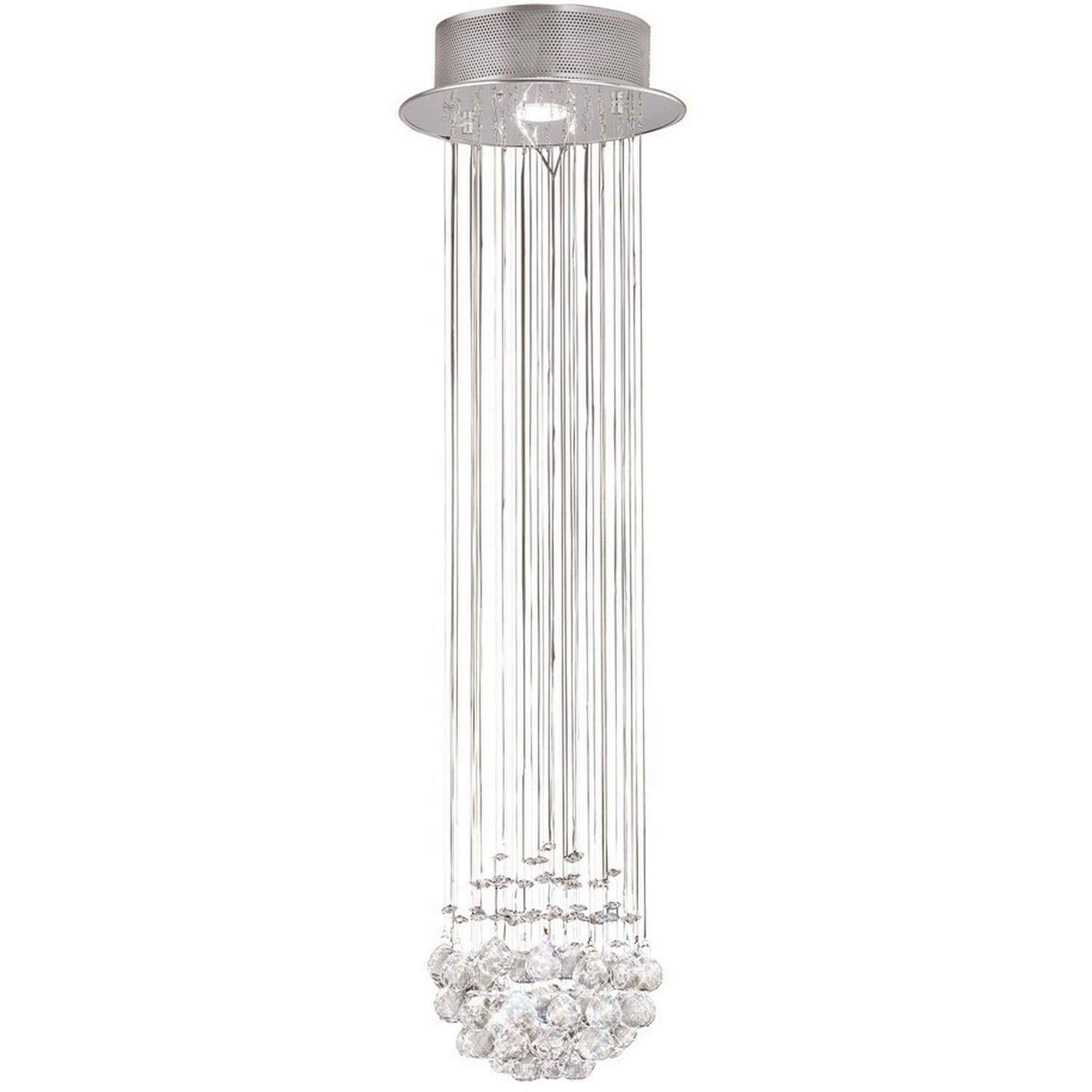 Inspired Colorado Ceiling Cluster Pendant Cluster 1 Light Polished Chrome, Crystal - Polished Chrome