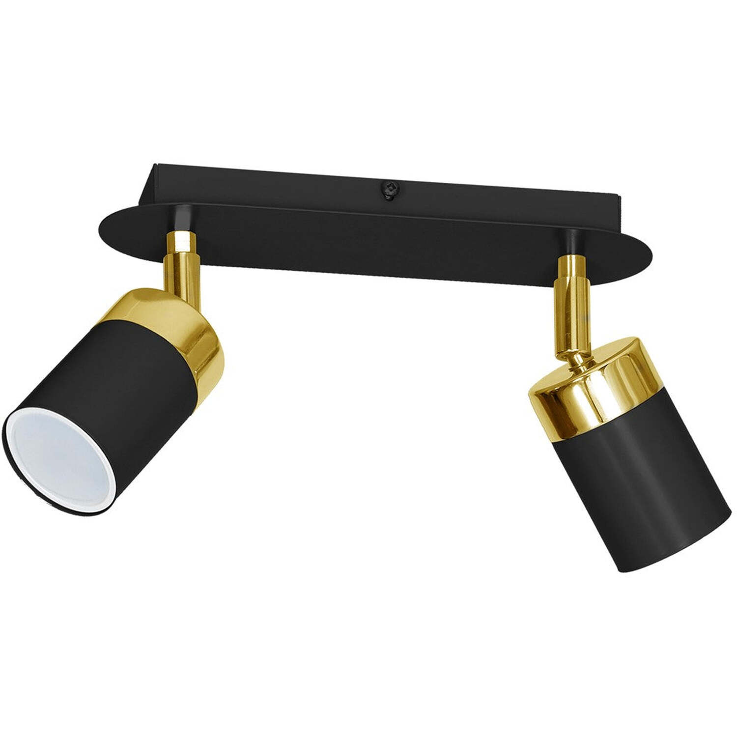 Milagro Ceiling Lamp Joker Blackgold 2Xgu10 - Black
