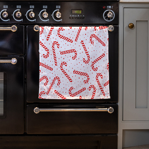 Canes Pattern Kitchen Towel