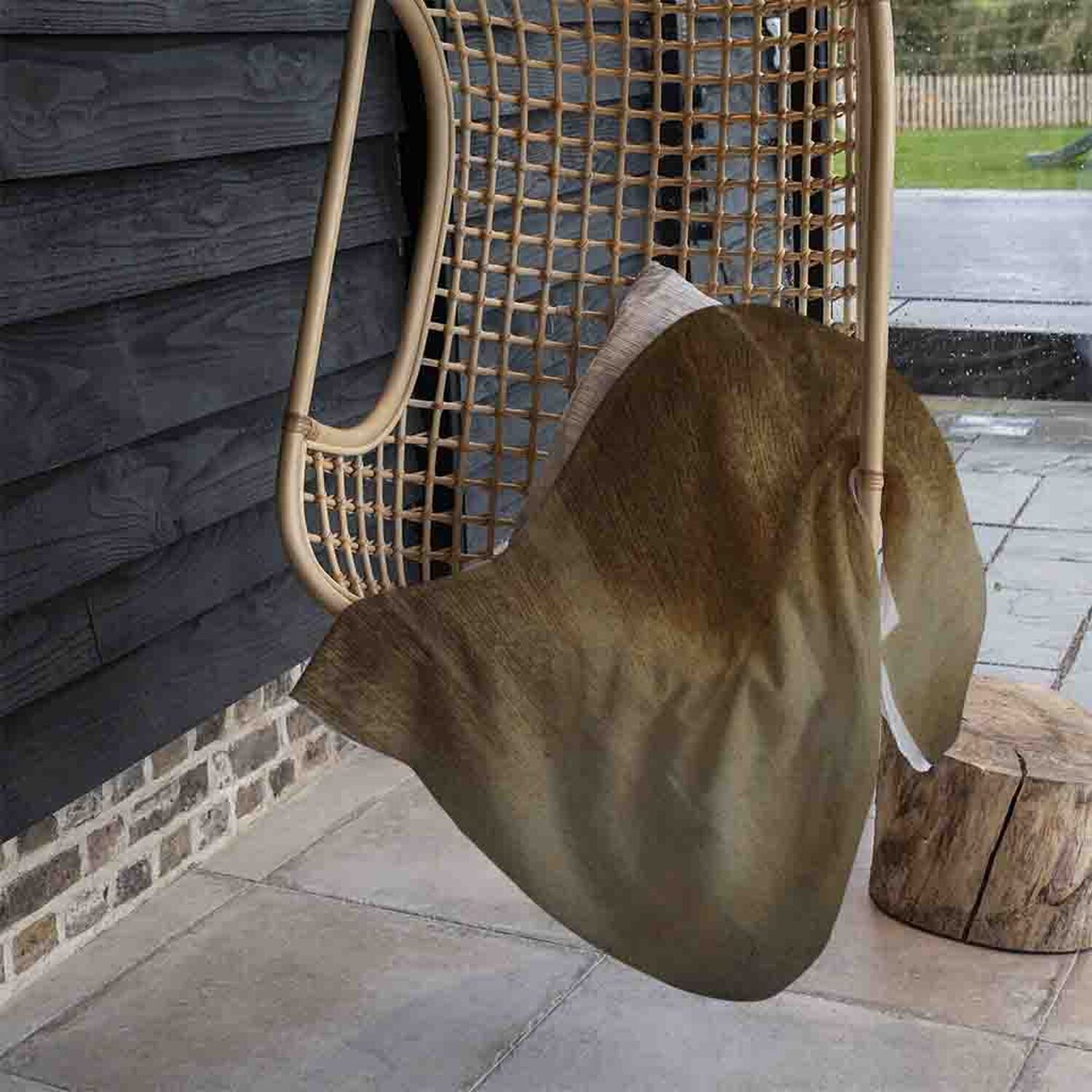 Grunge Texture Blanket - Brown